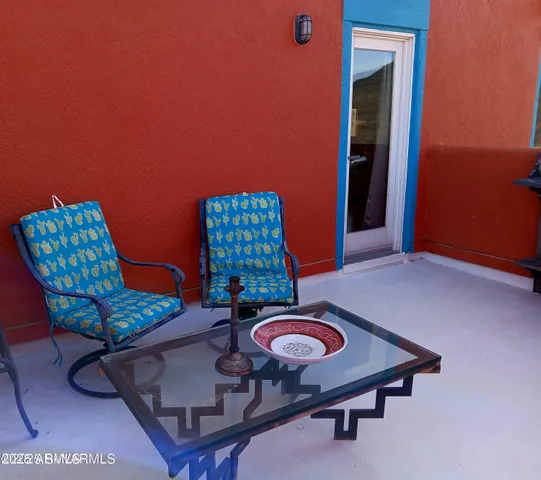 a view of an ocean and mountain