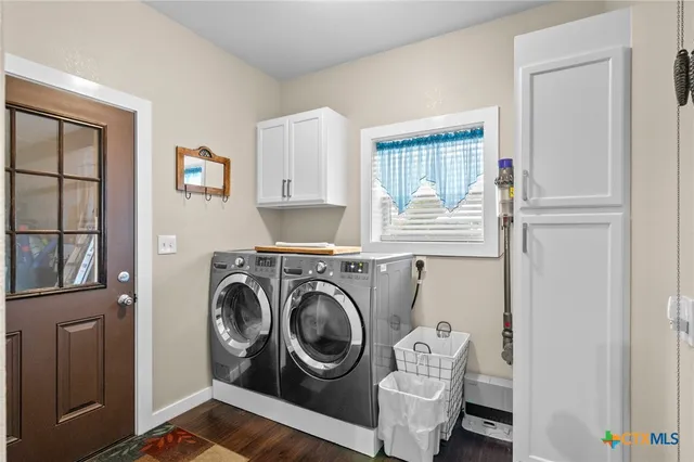 a view of washer and dryer