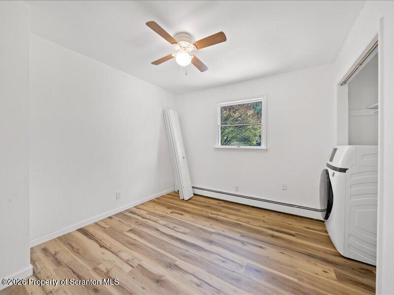11 Padula Road Tunkhannock, PA 18657 - Photo 14 of 28 a view of room with wooden floor and ceiling fan