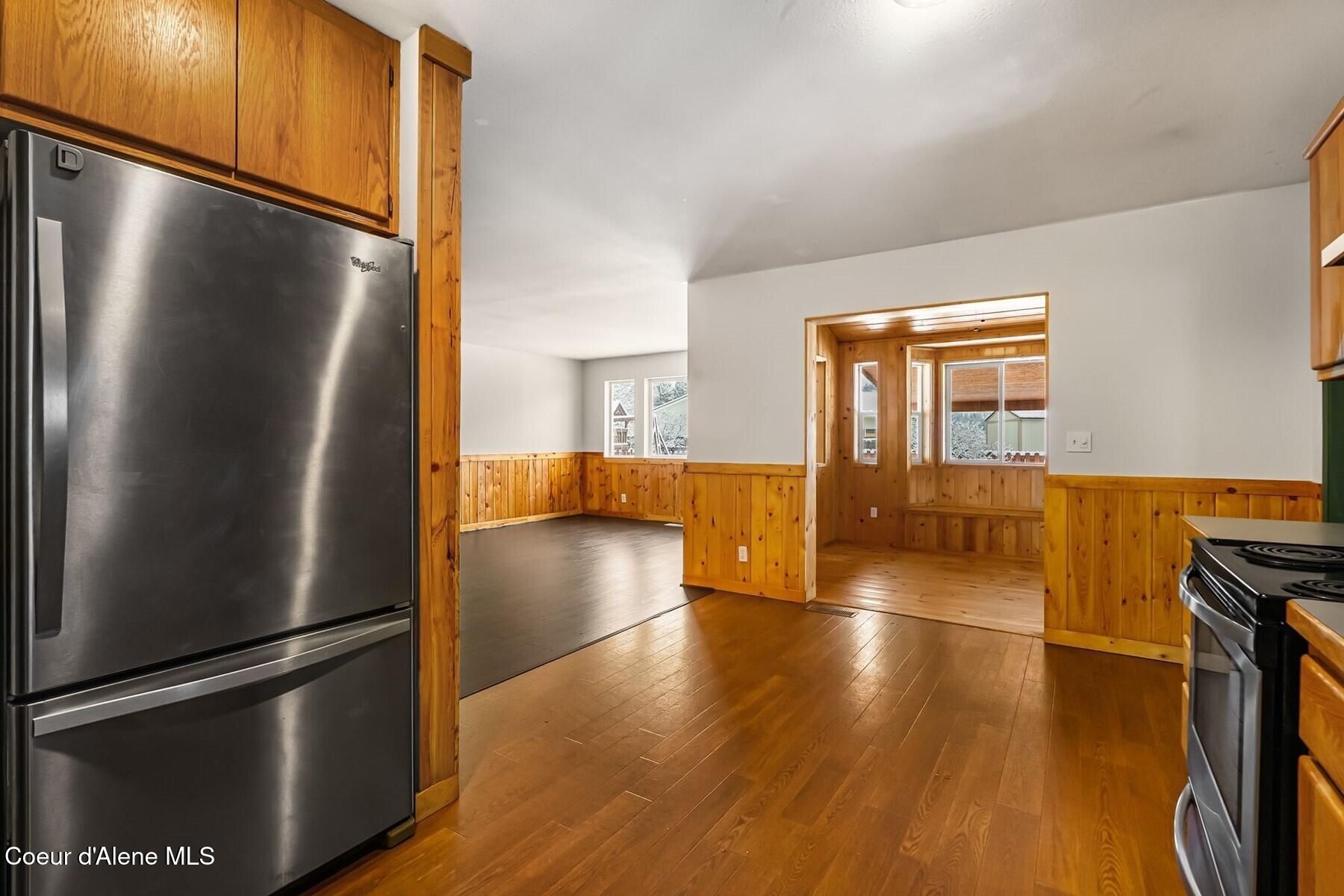 44 Campbell Loop Laclede, ID 83841 - Photo 9 of 43 Kitchen open to Living & Dining