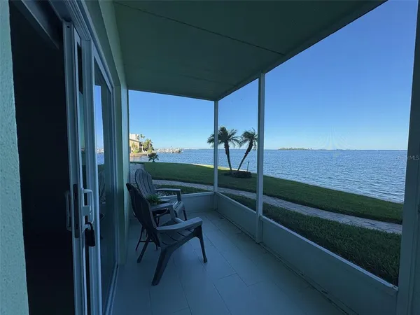 a view of outdoor space and deck