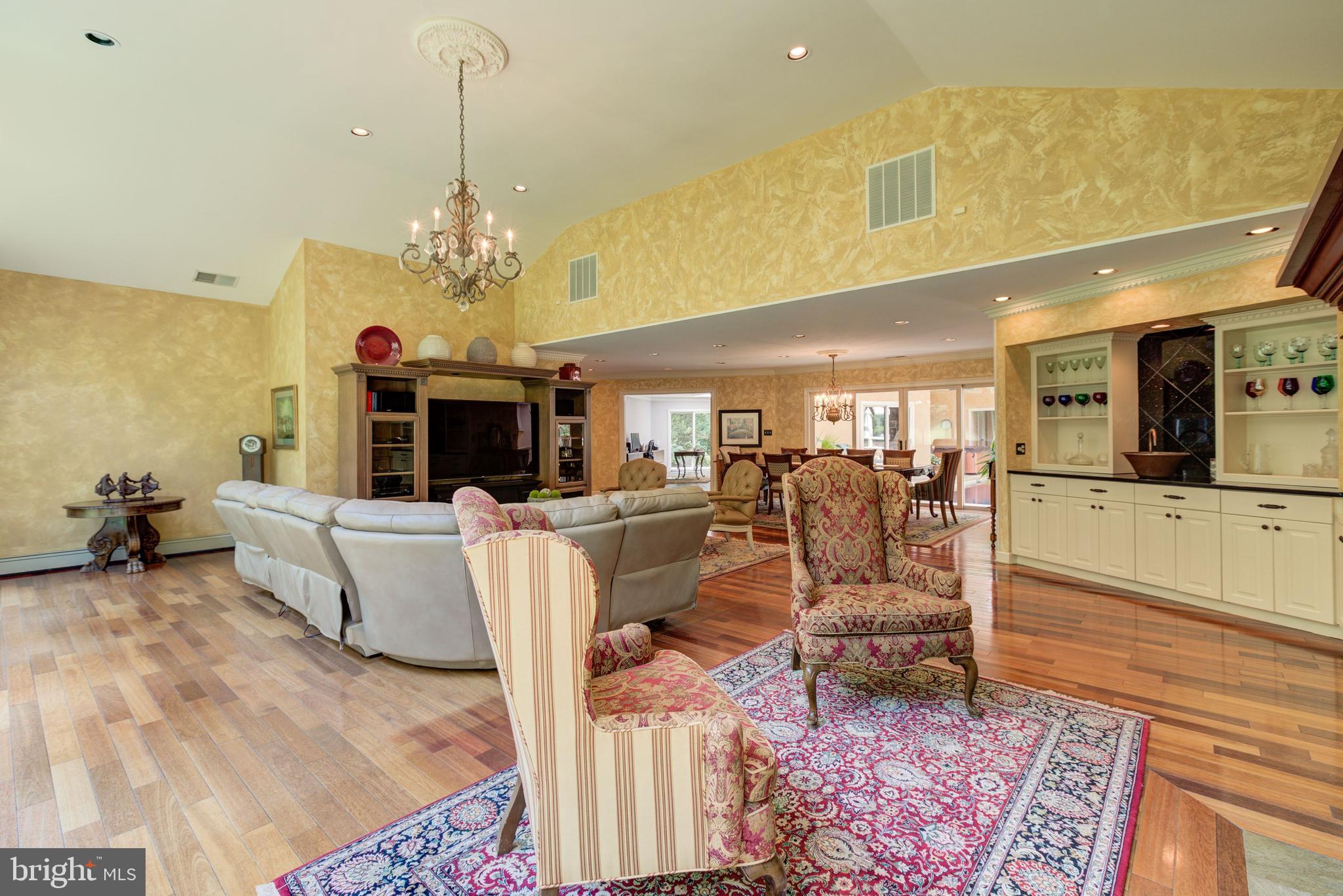724 Clear Spring Road Great Falls, VA 22066 - Photo 14 of 57 Reverse view of living room to dining room