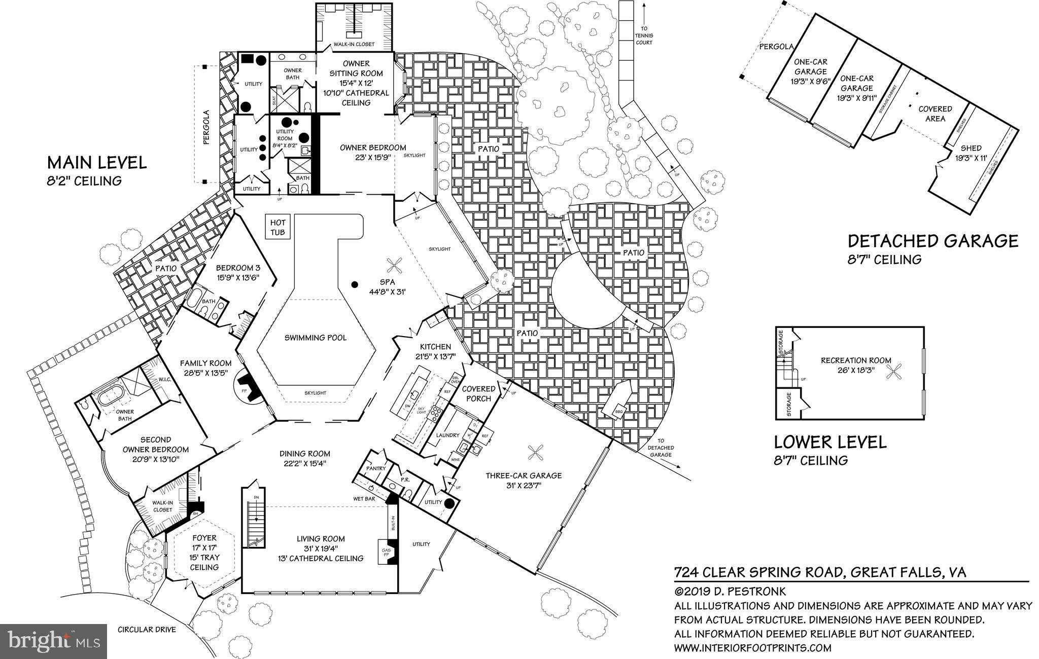 724 Clear Spring Road Great Falls, VA 22066 - Photo 56 of 57 Detailed building plan