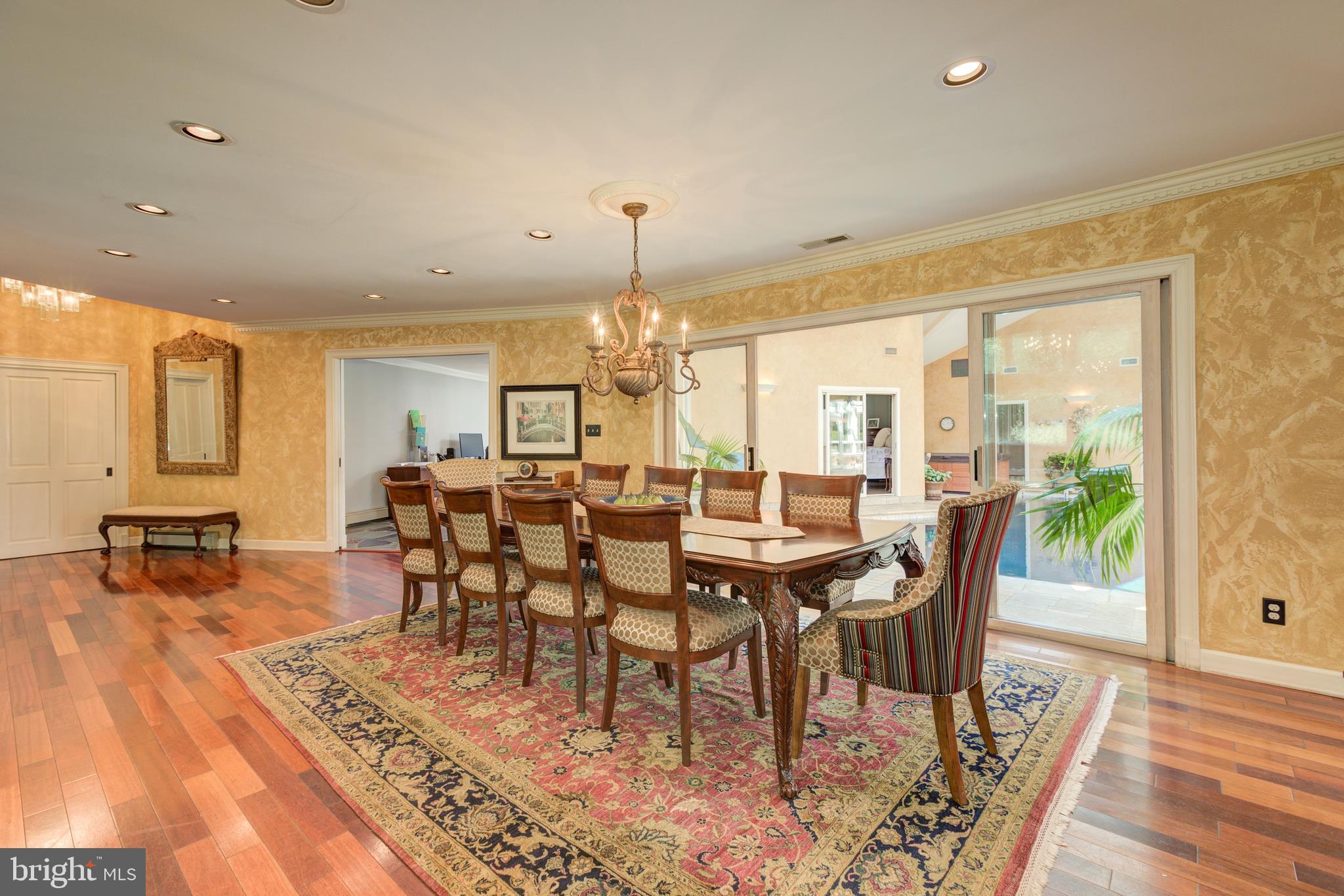 724 Clear Spring Road Great Falls, VA 22066 - Photo 8 of 57 First glimpse of dining room