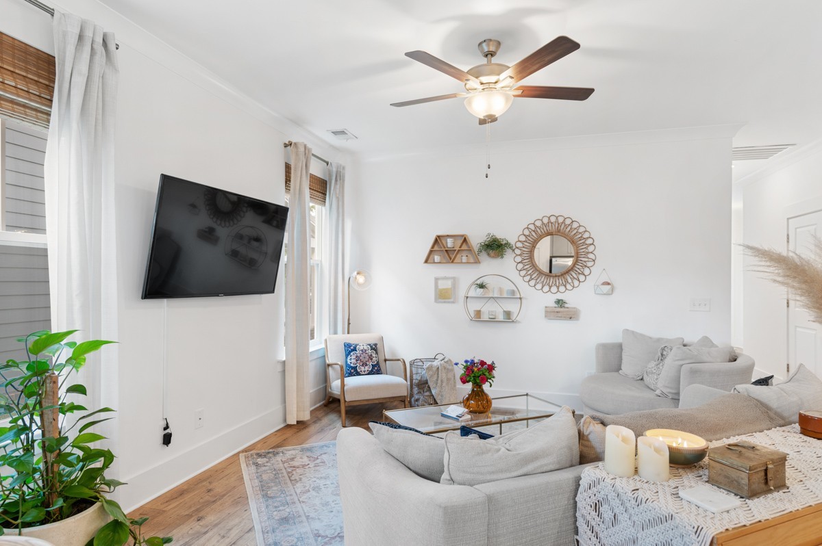 6043 Gracious Drive Franklin, TN 37064 - Photo 13 of 49 a living room with furniture and a flat screen tv