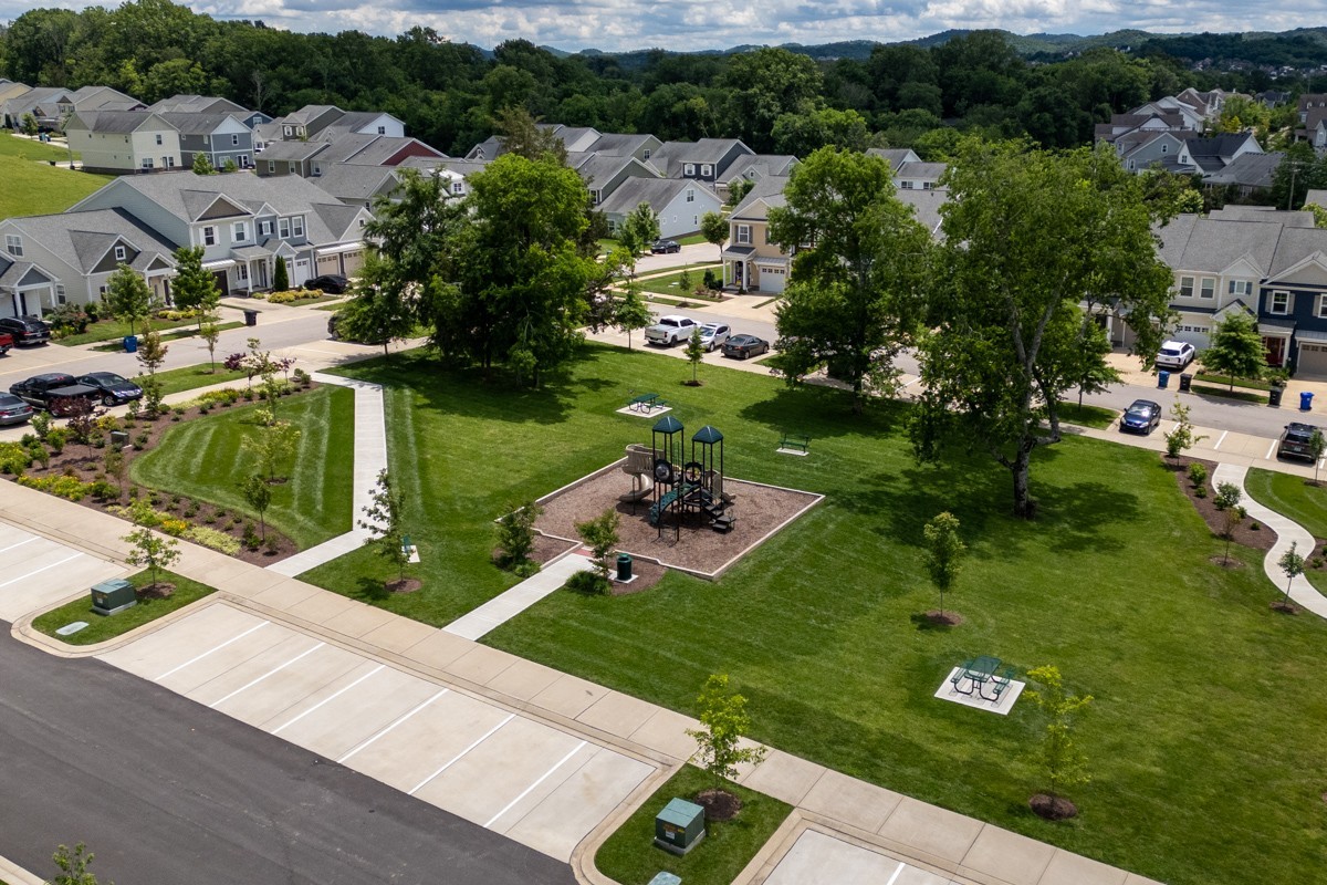 6043 Gracious Drive Franklin, TN 37064 - Photo 43 of 49 an aerial view of a house with garden