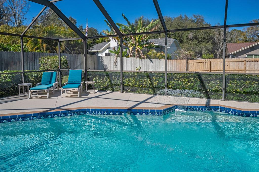 2949 Glenpark Road Palm Harbor, FL 34683 - Photo 49 of 60 a view of a backyard with a table and chairs