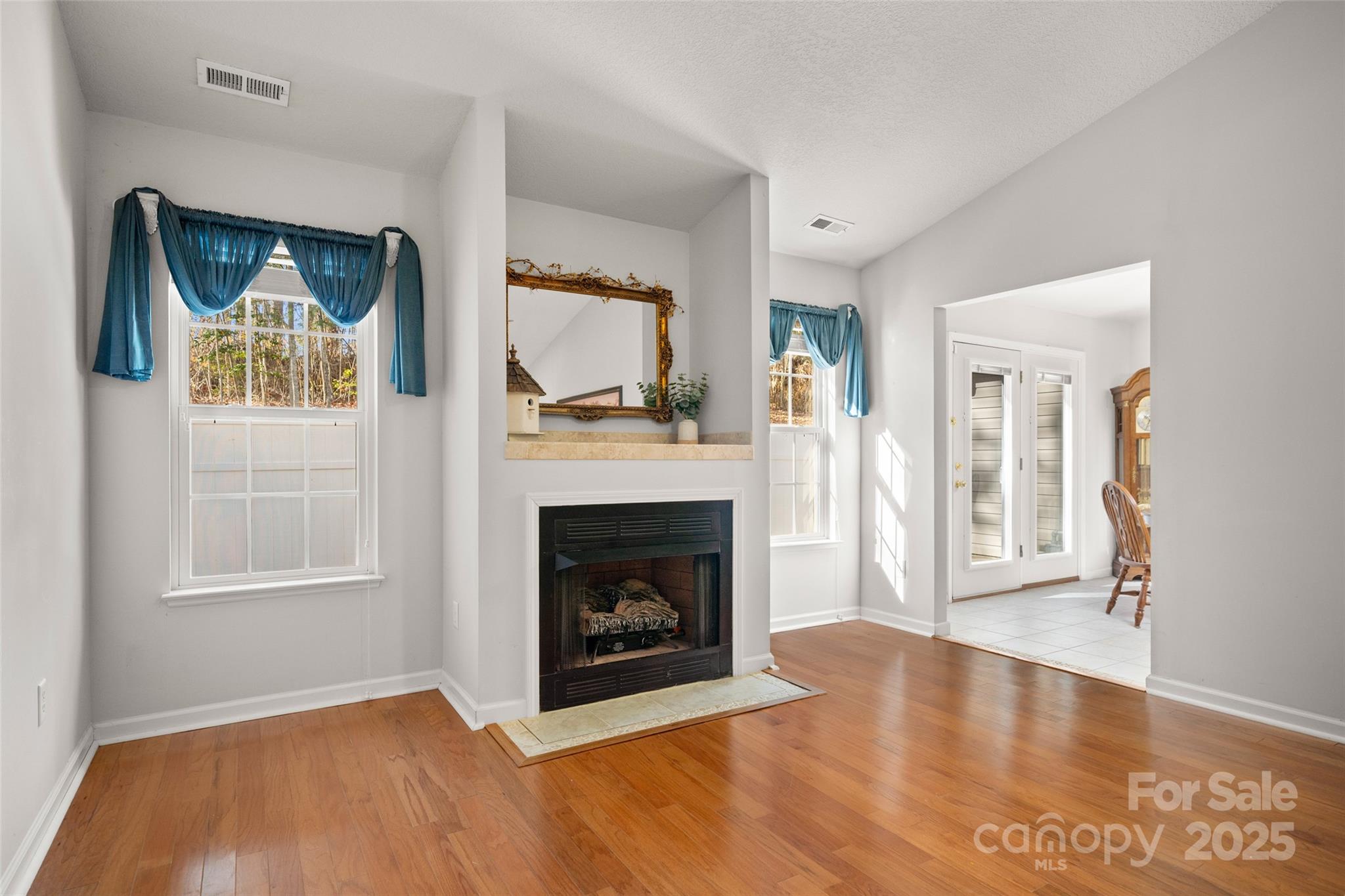 270 Farington Circle Fletcher, NC 28732 - Photo 18 of 29 a view of an empty room with window and fire place