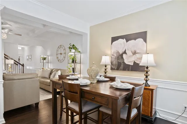 a kitchen with a sink stove and refrigerator