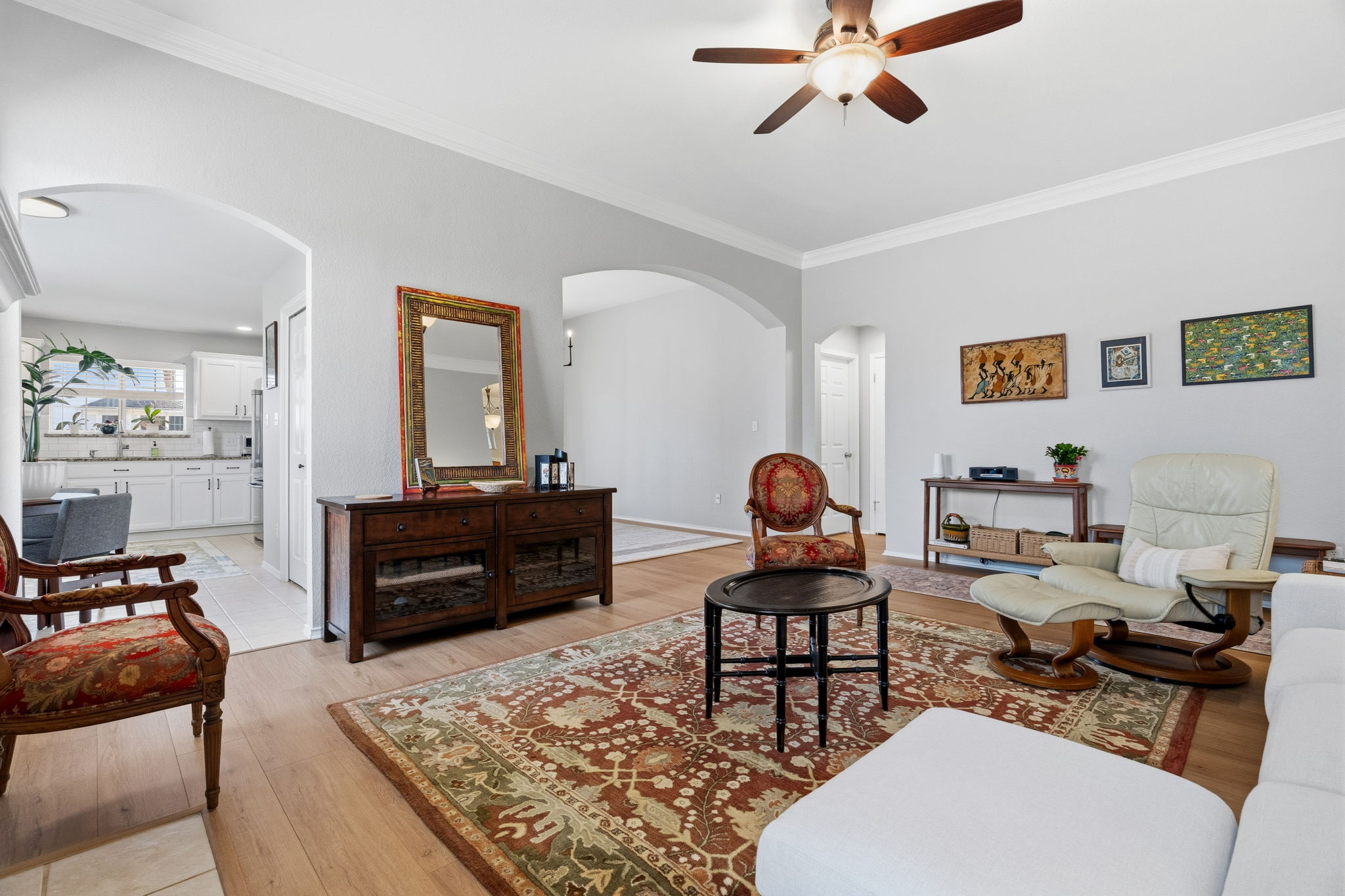 2306 Clover Ridge Drive Cedar Park, TX 78613 - Photo 9 of 29 a living room with furniture and a couch