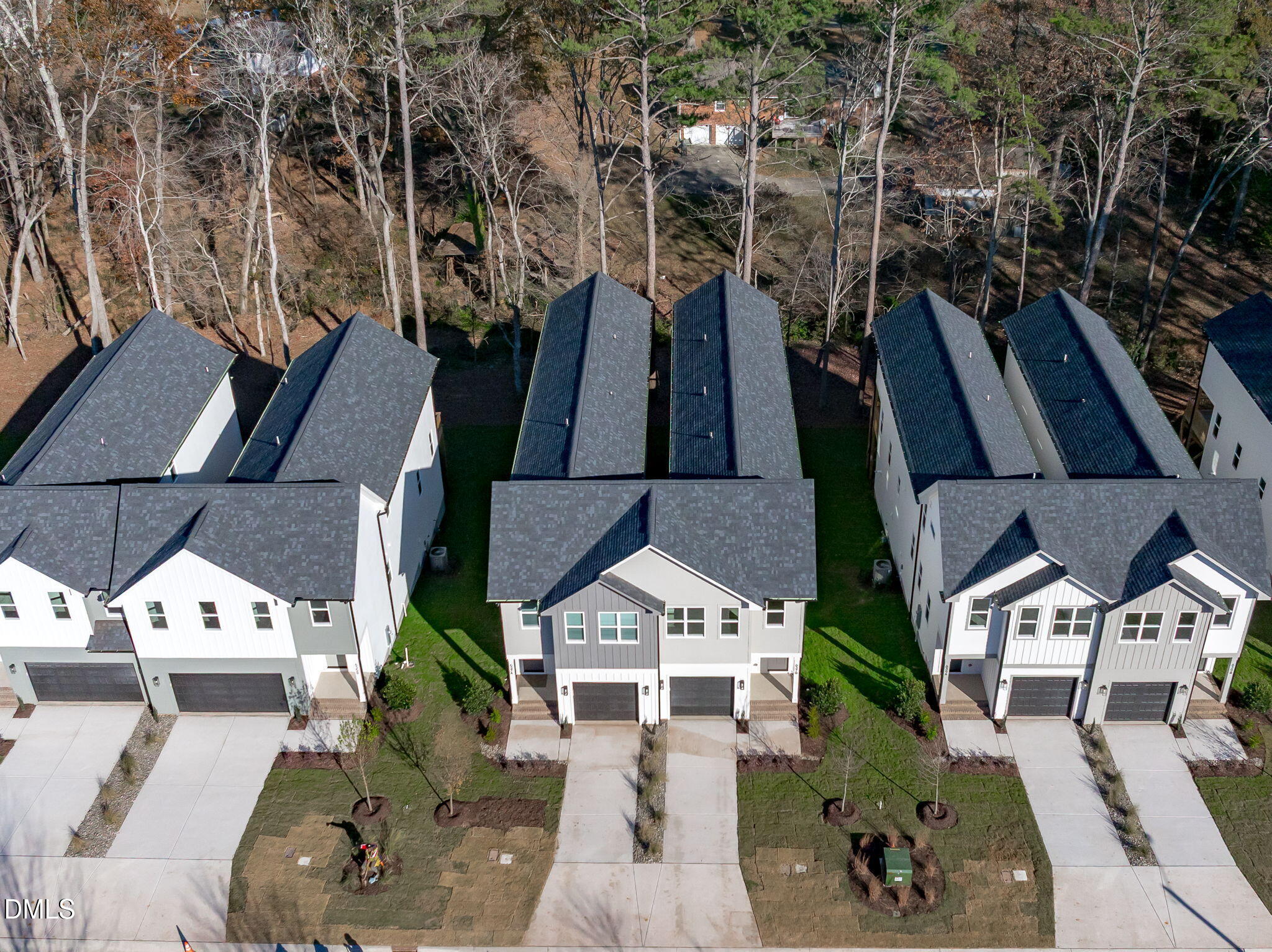 637 Conover Road, Unit A Durham, NC 27703 - Photo 48 of 51 an aerial view of a house with a yard