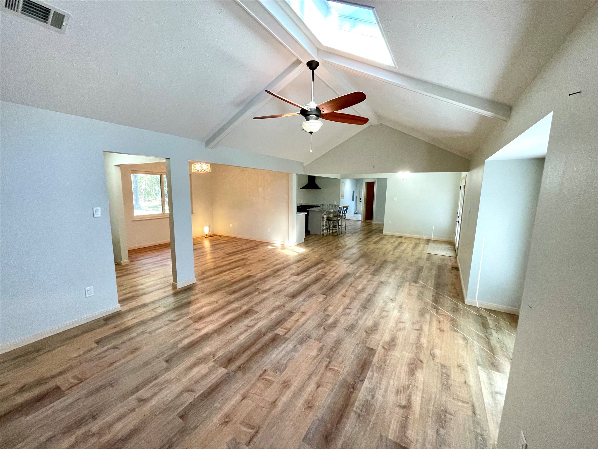 216 Woerner Road Houston, TX 77090 - Photo 16 of 33 a view of empty room with wooden floor