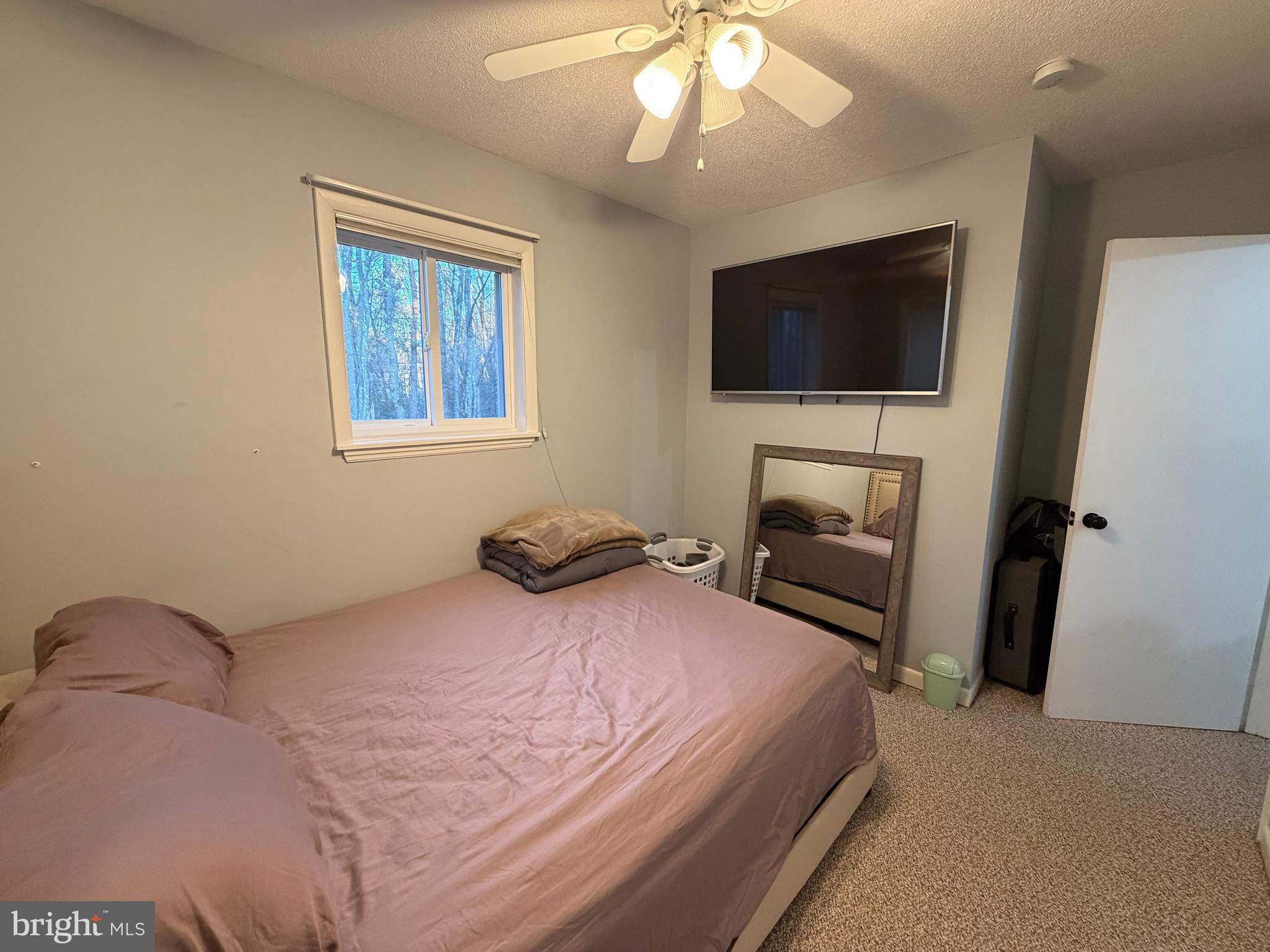 359 Straton Way Basye, VA 22842 - Photo 28 of 38 a bedroom with a bed and a flat screen tv