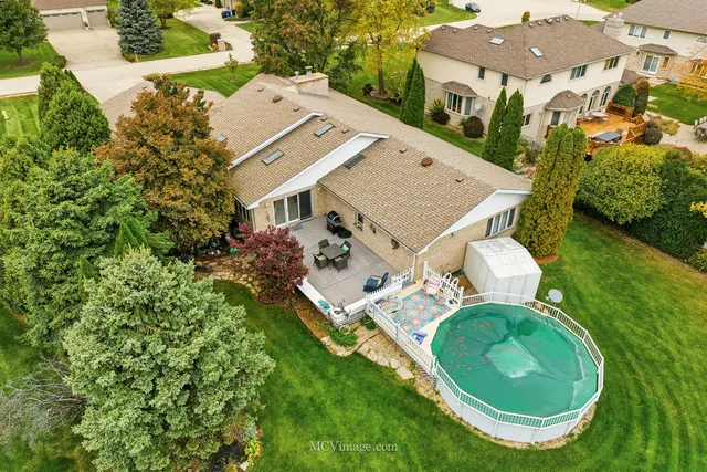 a garden with wooden fence