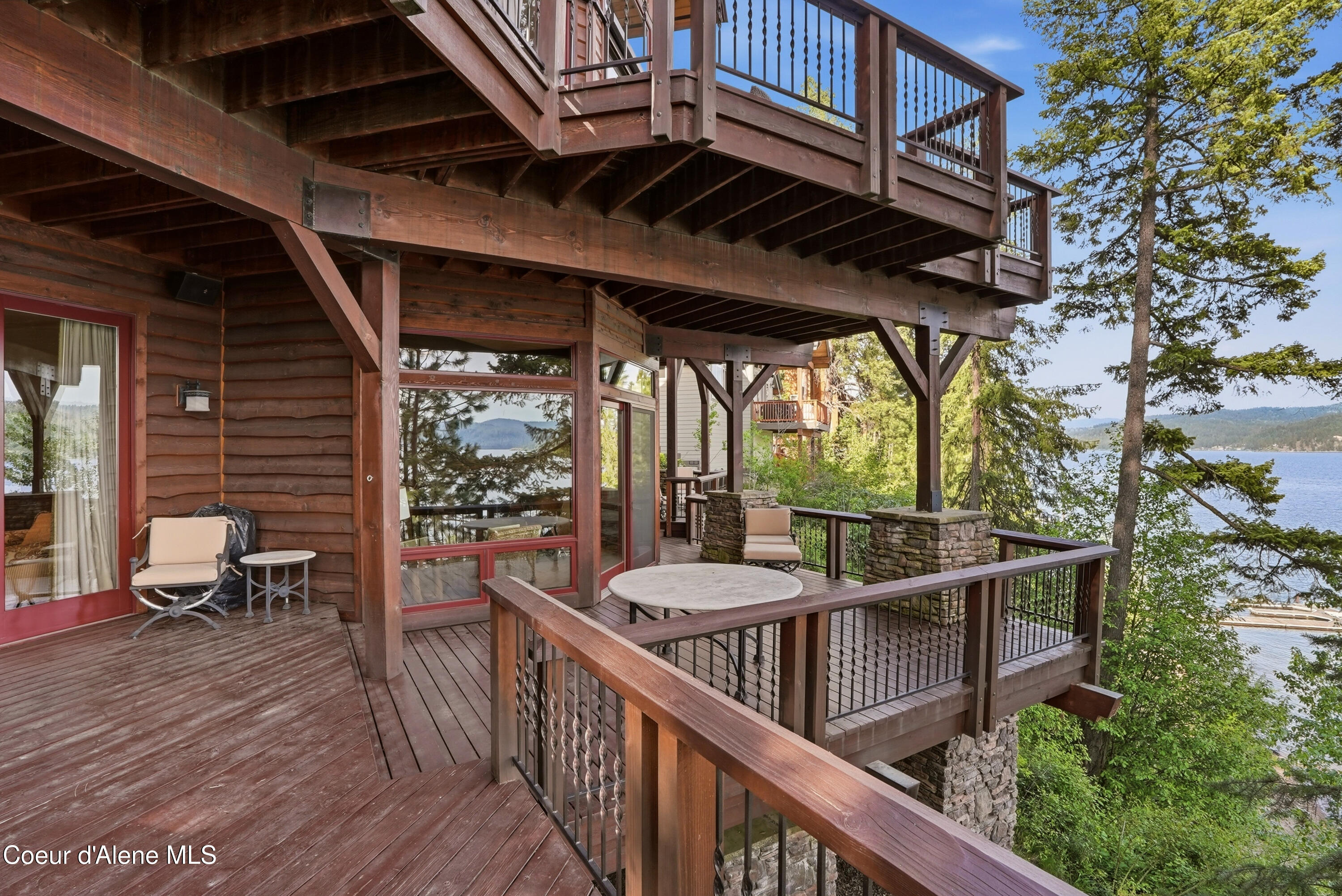 7190 West Rockford Bay Road Coeur D'Alene, ID 83814 - Photo 63 of 95 Lower Level Deck