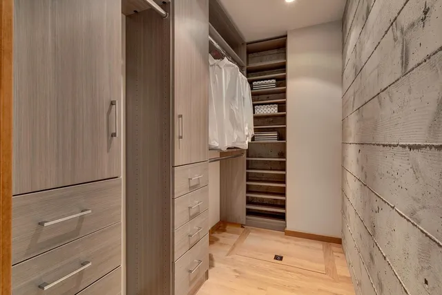 a view of walk in closet