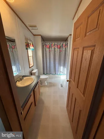 a view of a door in a house