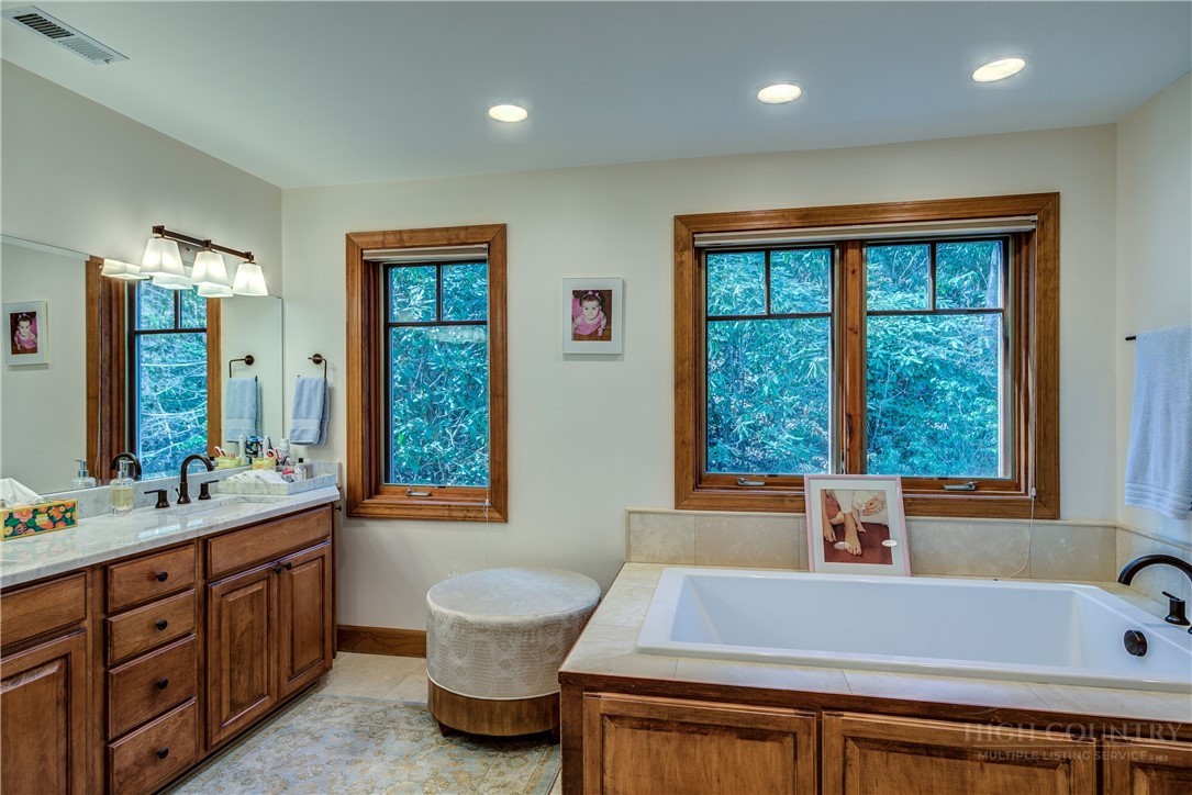 119 Blackberry Lane Boone, NC 28607 - Photo 31 of 41 a bathroom with a tub sink and mirror