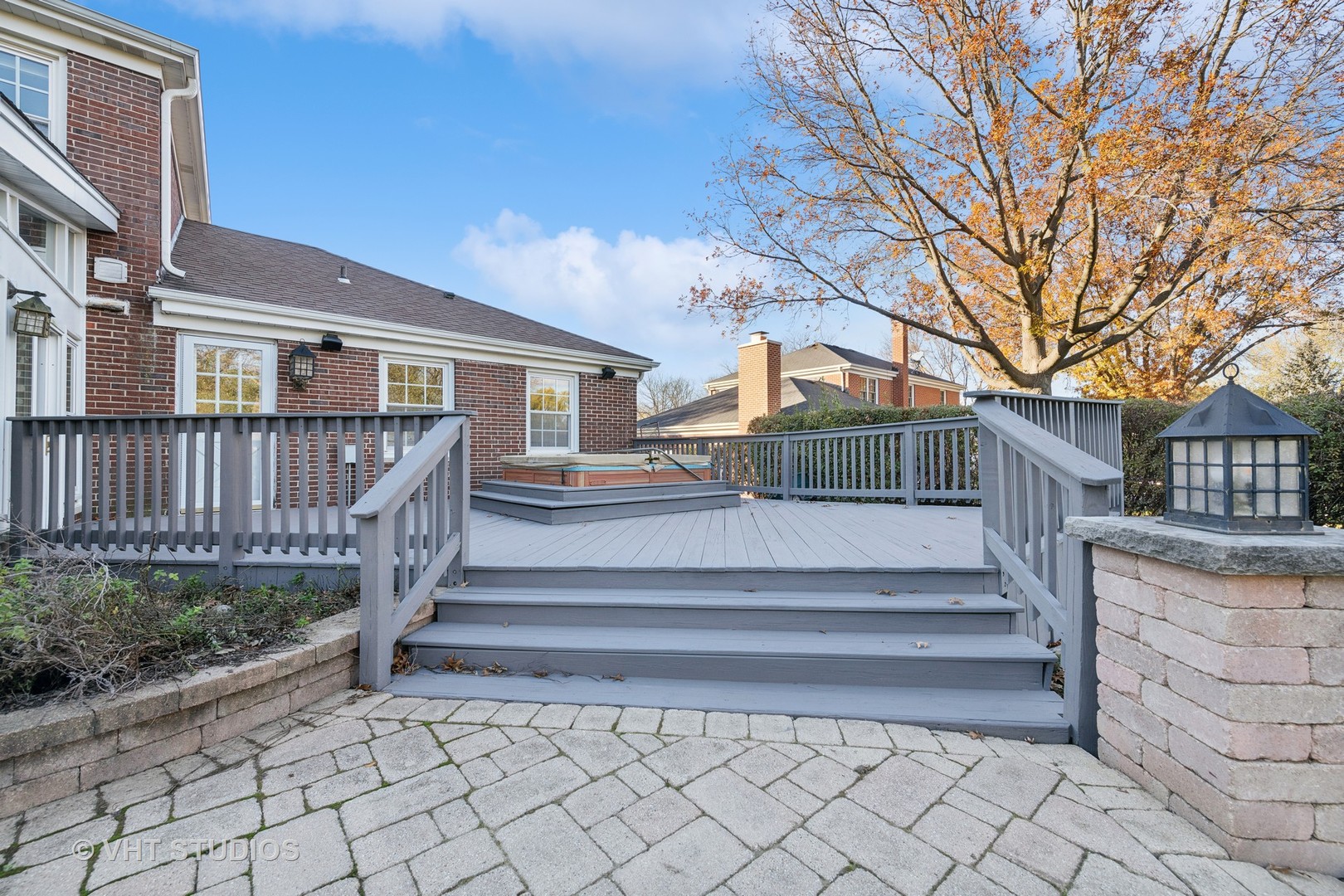 255 Cold Spring Road Barrington, IL 60010 - Photo 39 of 47 a view of backyard with a deck