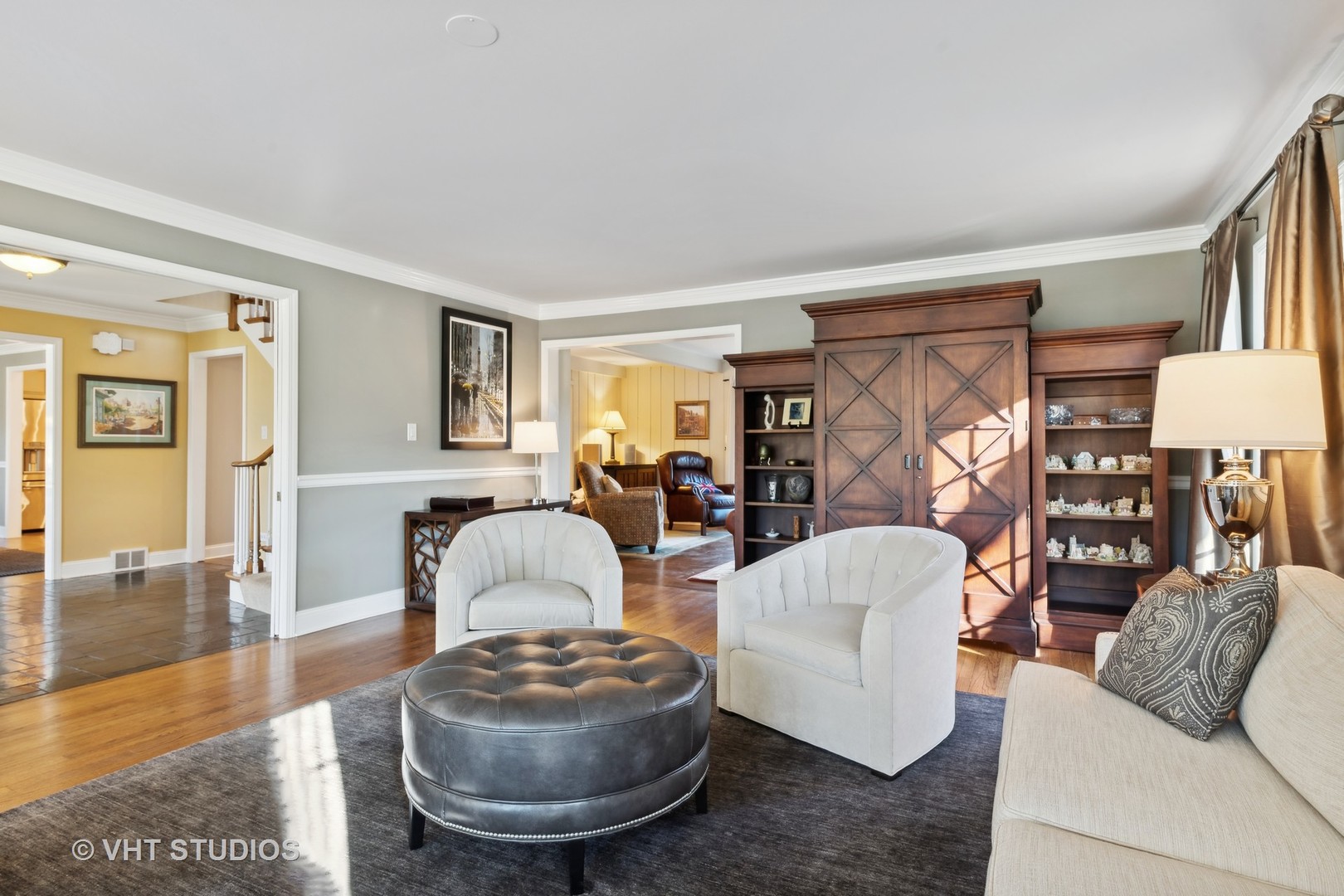255 Cold Spring Road Barrington, IL 60010 - Photo 7 of 47 a living room with furniture and a wooden floor