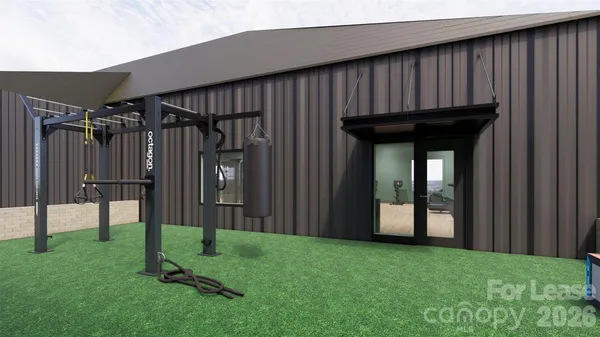 a view of a backyard of the house