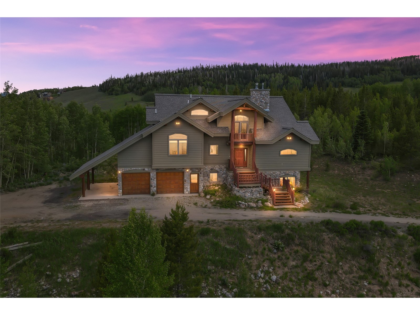 1746 South Ruby Road Silverthorne, CO 80498 - Photo 1 of 50 View of front of house with a garage