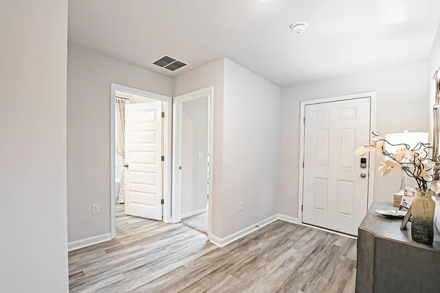 wooden floor in an empty room