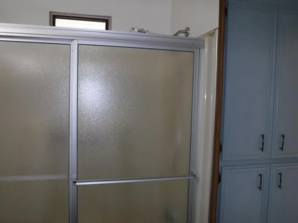 a close view of closet