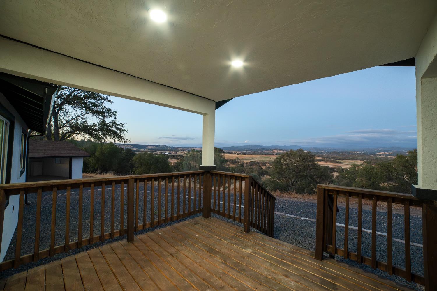 14594 Perricone Road Jamestown, CA 95327 - Photo 30 of 48 a view of a balcony with wooden floor