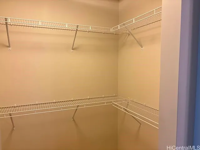 a view of a walk in closet