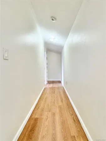 a view of hallway with stairs