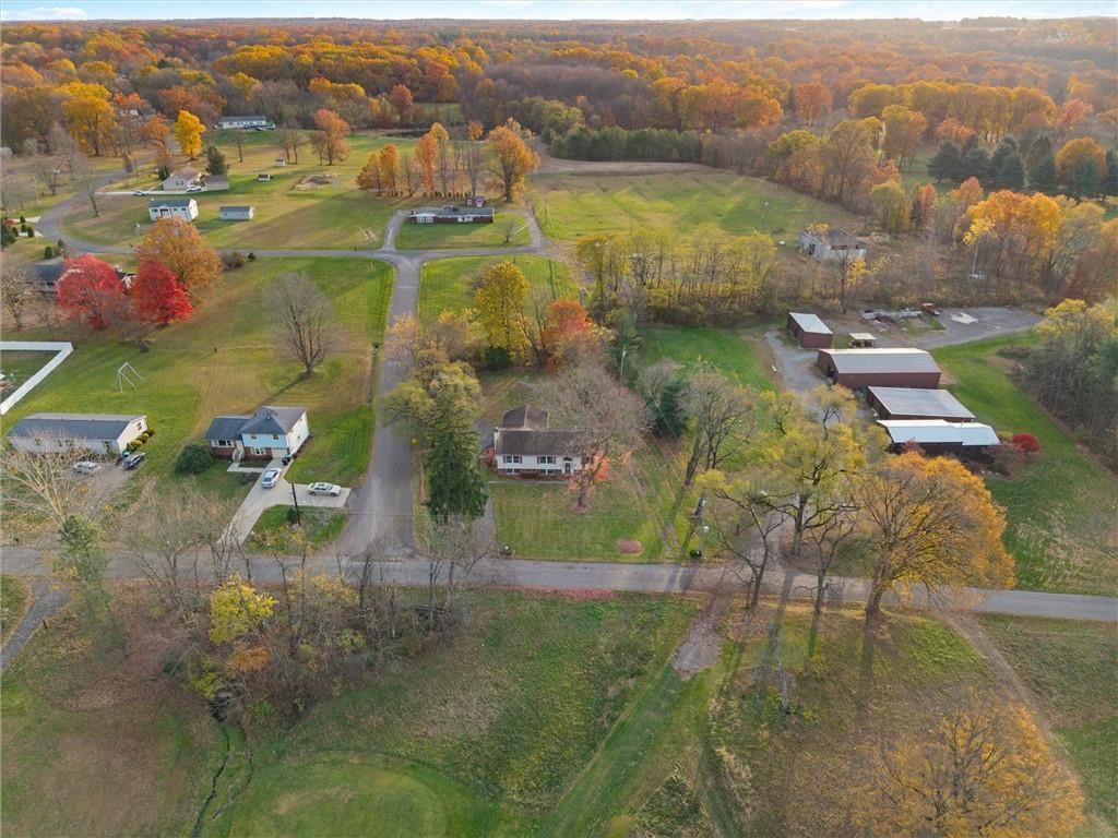 2997 Spangler Road Hermitage, PA 16148 - Photo 38 of 43 an aerial view of residential houses with outdoor space and river