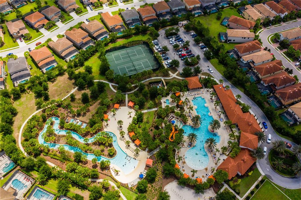 4027 Oakrise Loop Davenport, FL 33837 - Photo 65 of 66 an aerial view of residential houses with outdoor space