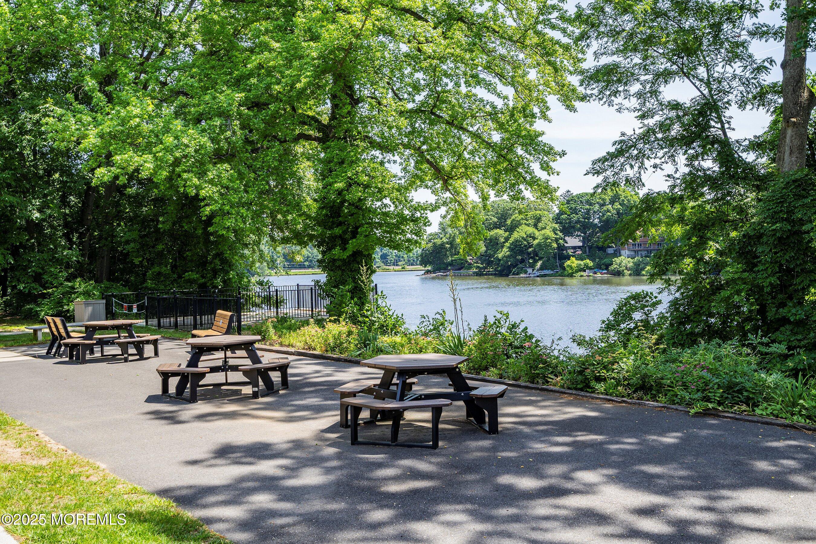 32 Ellsworth Court Red Bank, NJ 07701 - Photo 30 of 32 a view of a backyard with sitting area