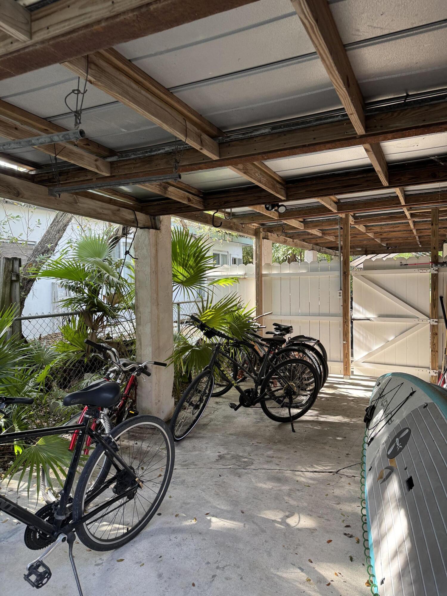 1610 Laird Street Key West, FL 33040 - Photo 19 of 20 a view of a bike garage