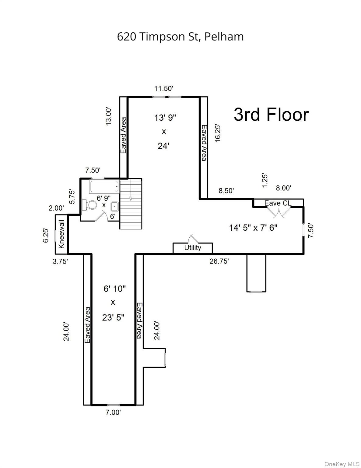 620 Timpson Street Pelham, NY 10803 - Photo 31 of 32 a picture of a floor plan