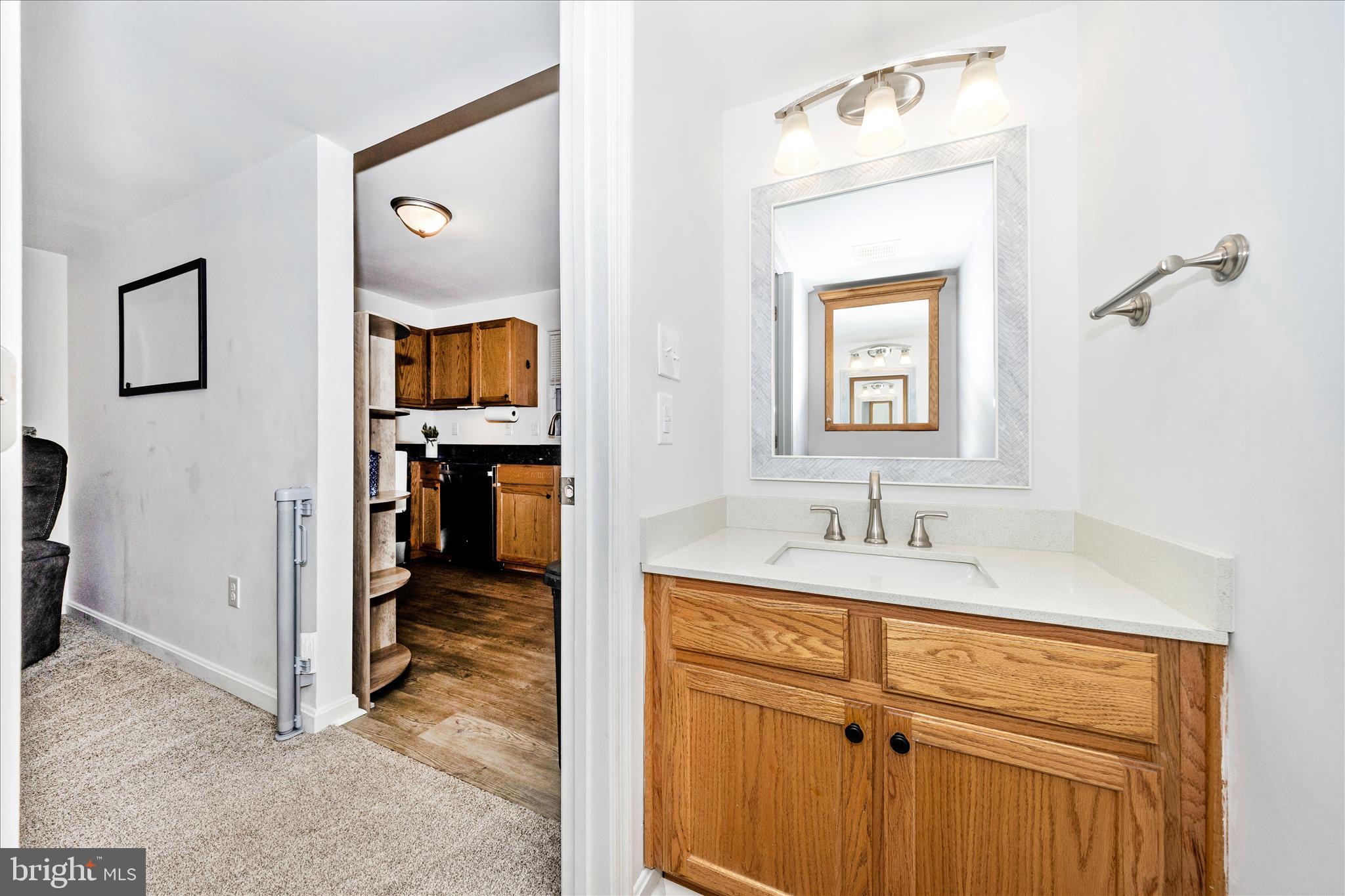 916 Harwood Road Hagerstown, MD 21740 - Photo 22 of 52 a en suite bathroom with a sink and a mirror