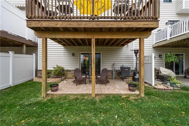 a view of a house with a patio