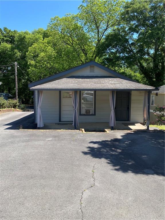 a house with a outdoor space