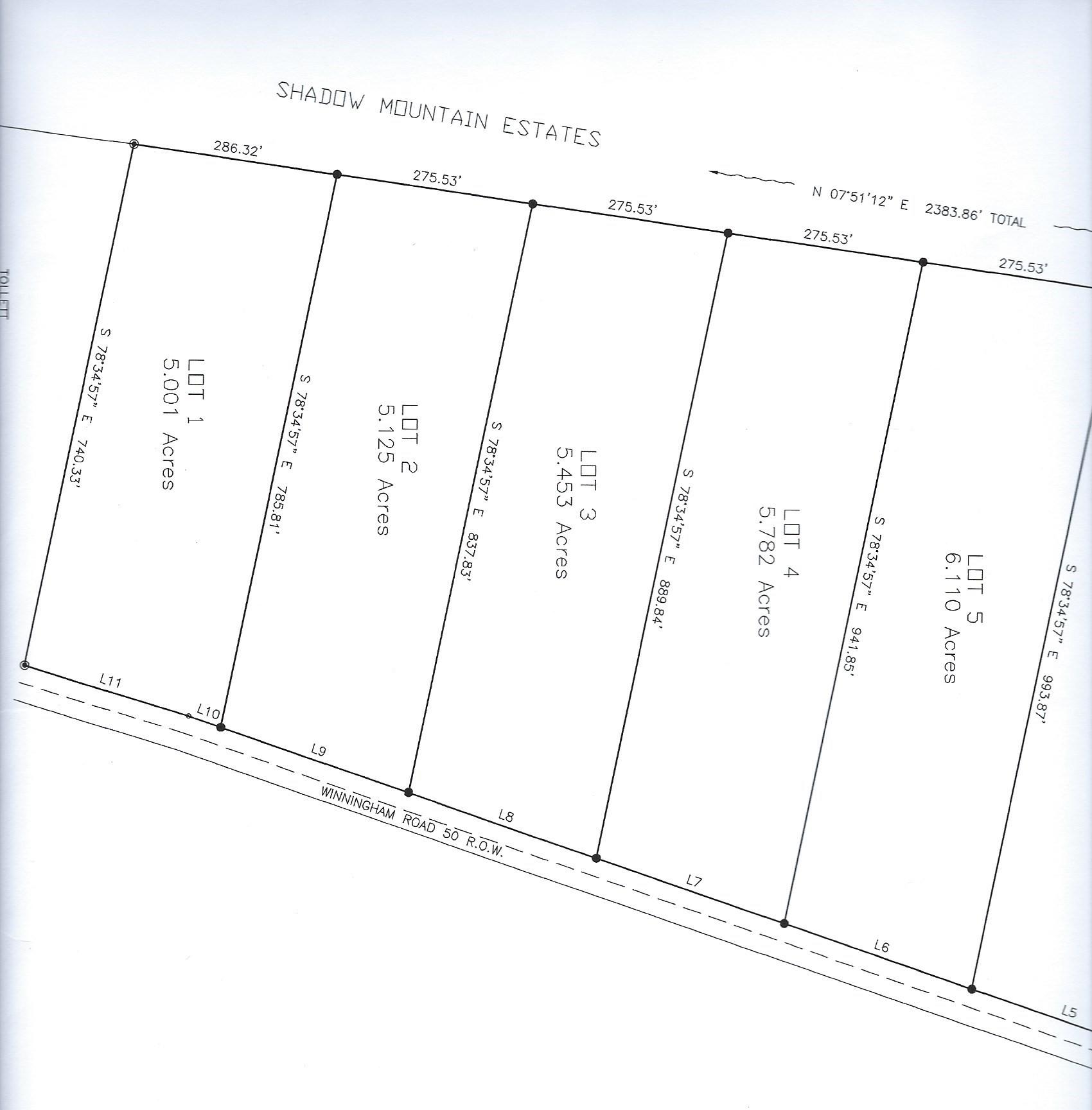 4 Winningham Road Crossville, TN 38572 - Photo 1 of 2 winningham lots 1-5