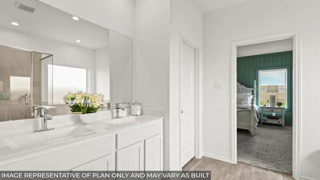 a view of small space with racks on the wall