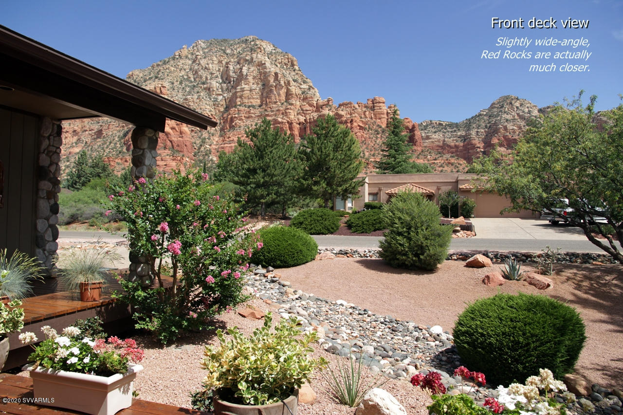 2275 Corral Road Sedona, AZ 86336 - Photo 10 of 30 a view of backyard with a garden and plants