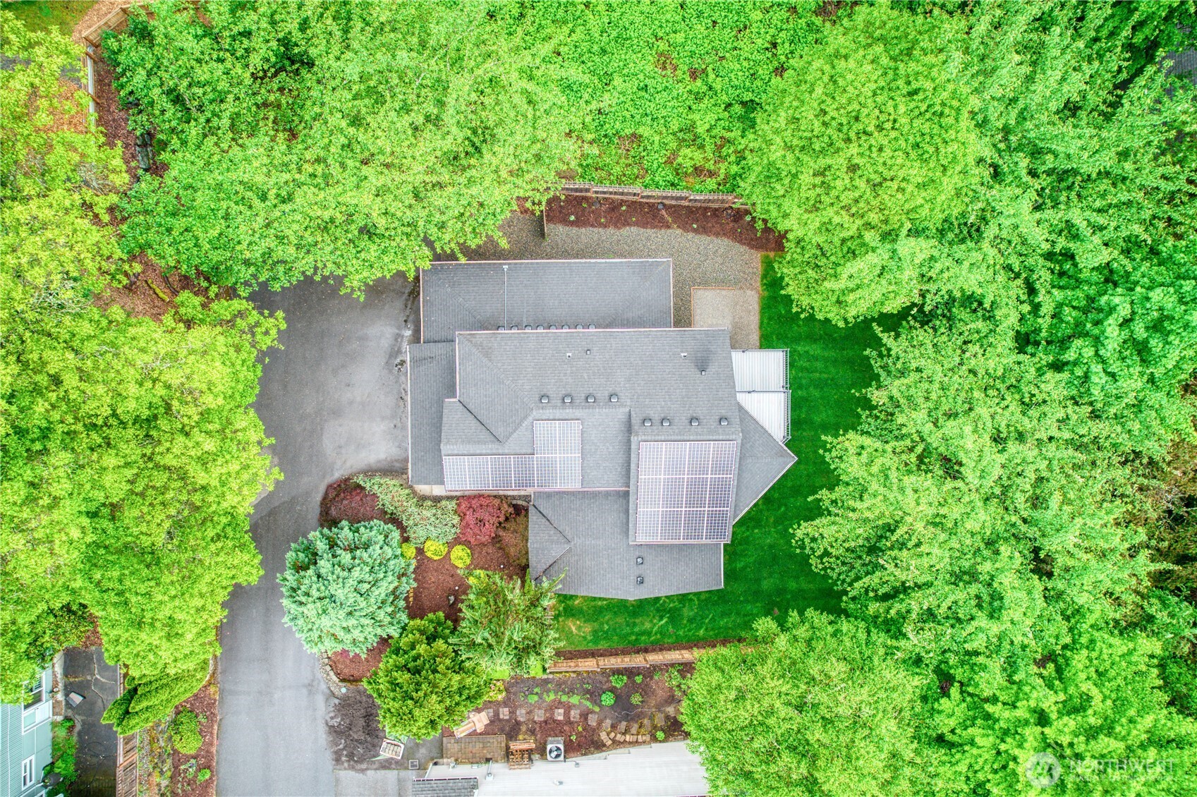 9430 Northeast 181st Lane Bothell, WA 98011 - Photo 22 of 25 an aerial view of a house
