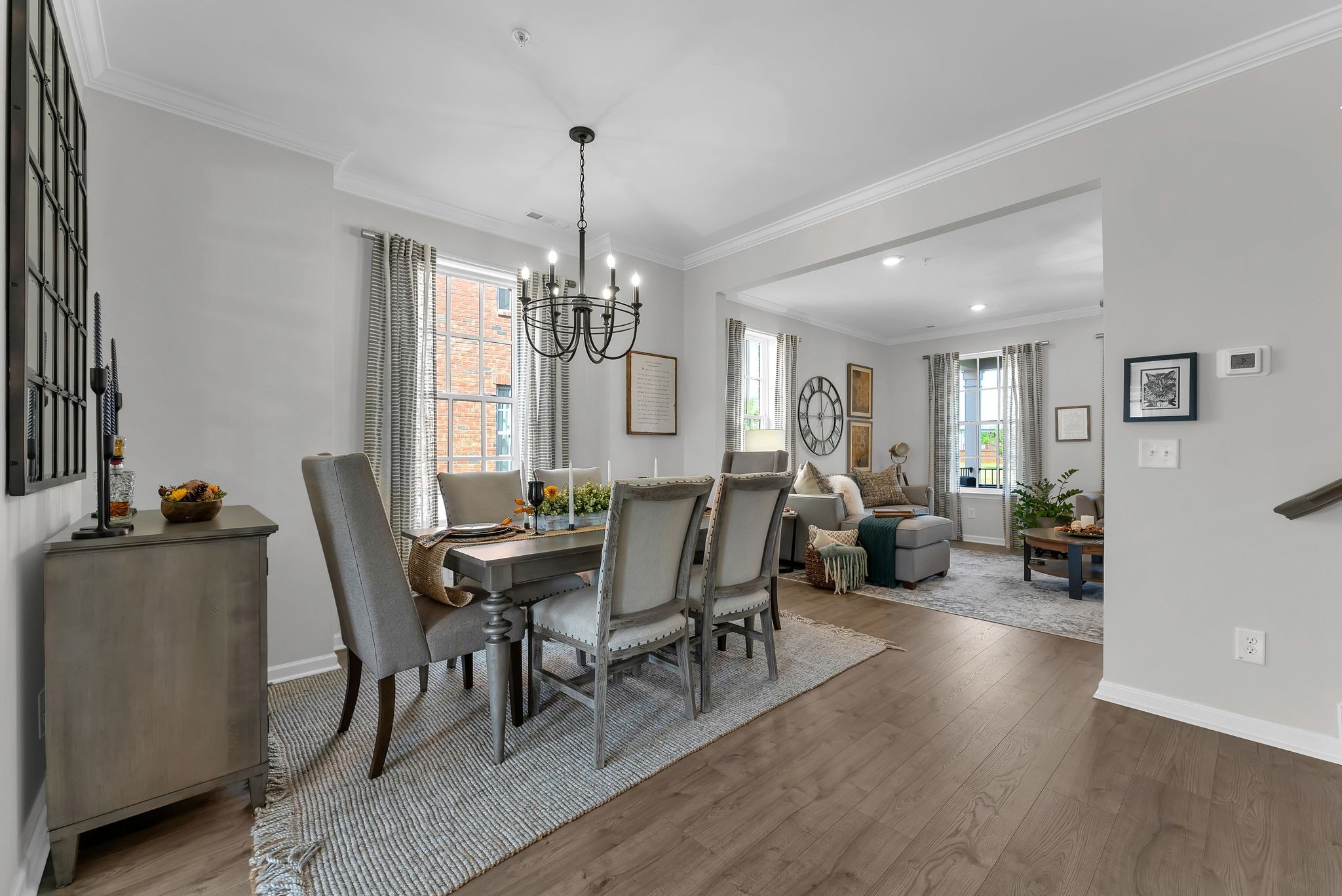 2083 Tollgate Boulevard Thompson's Station, TN 37179 - Photo 13 of 40 a view of a dining room with furniture window and wooden floor