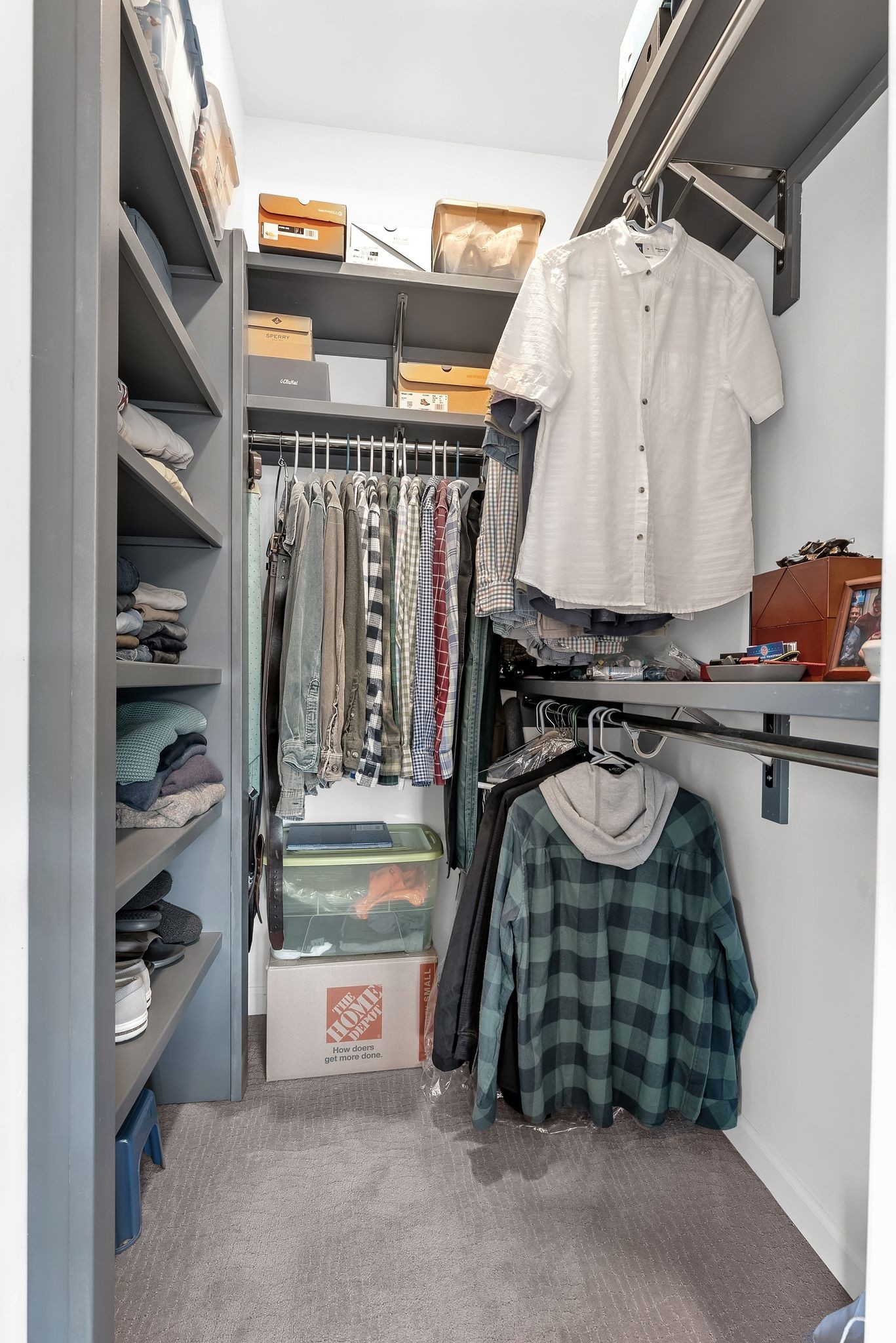 2083 Tollgate Boulevard Thompson's Station, TN 37179 - Photo 28 of 40 a view of walk in closet with clothes and shoes