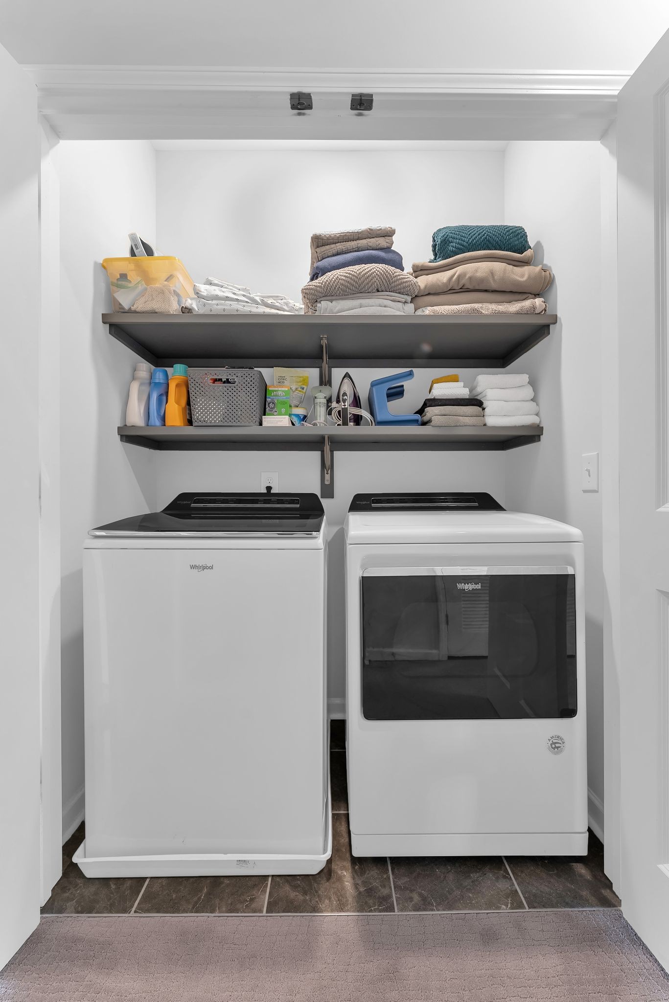 2083 Tollgate Boulevard Thompson's Station, TN 37179 - Photo 32 of 40 a utility room with washer and dryer