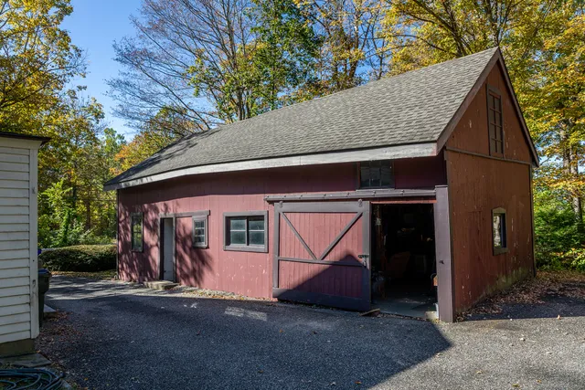 a view of a house with a door