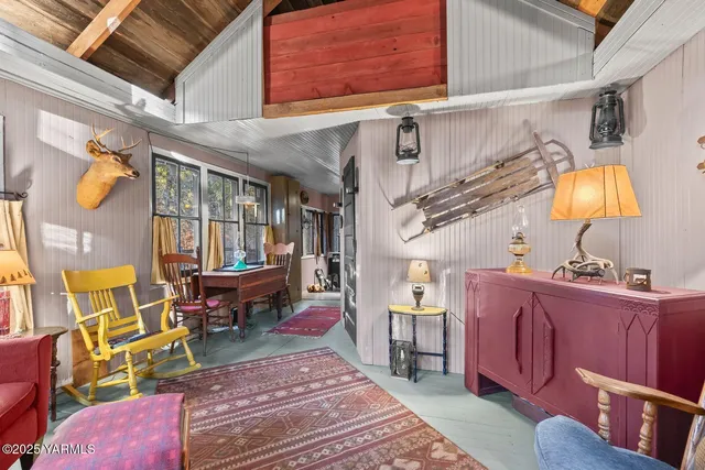 a room with storage and utility