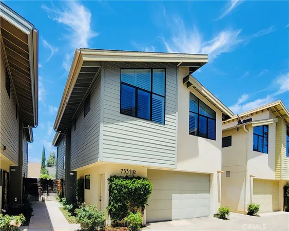 a view of a house with a patio