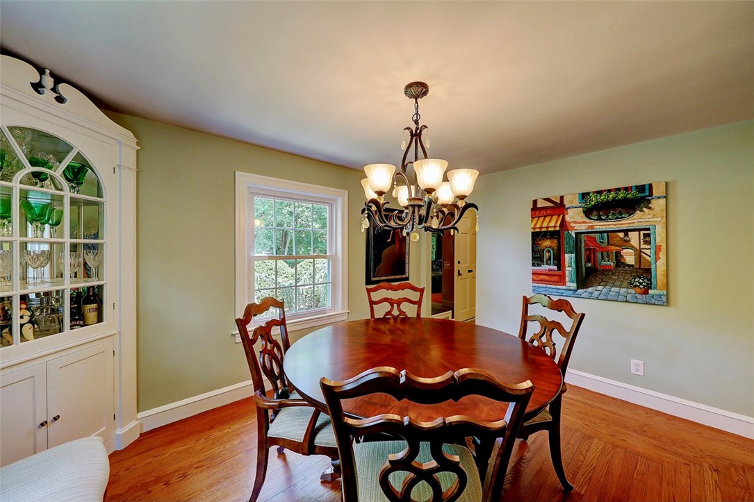 5 Surrey Road Barrington, RI 02806 - Photo 13 of 31 The gracious dining room features a built-in china cabinet.